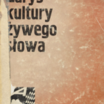 A110 006 - Zarys kultury zywego slowa