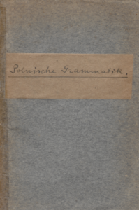 A110 028 – Methodische Grammatik der polnischen Sprache
