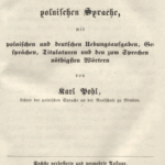 A110 072 - Theoretisch-Praktische Grammatik der polnischen Sprache