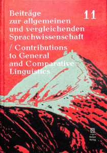 A220 002 – Beiträge zur allgemeinen und vergleichenden Sprachwissenschaft – Band 11